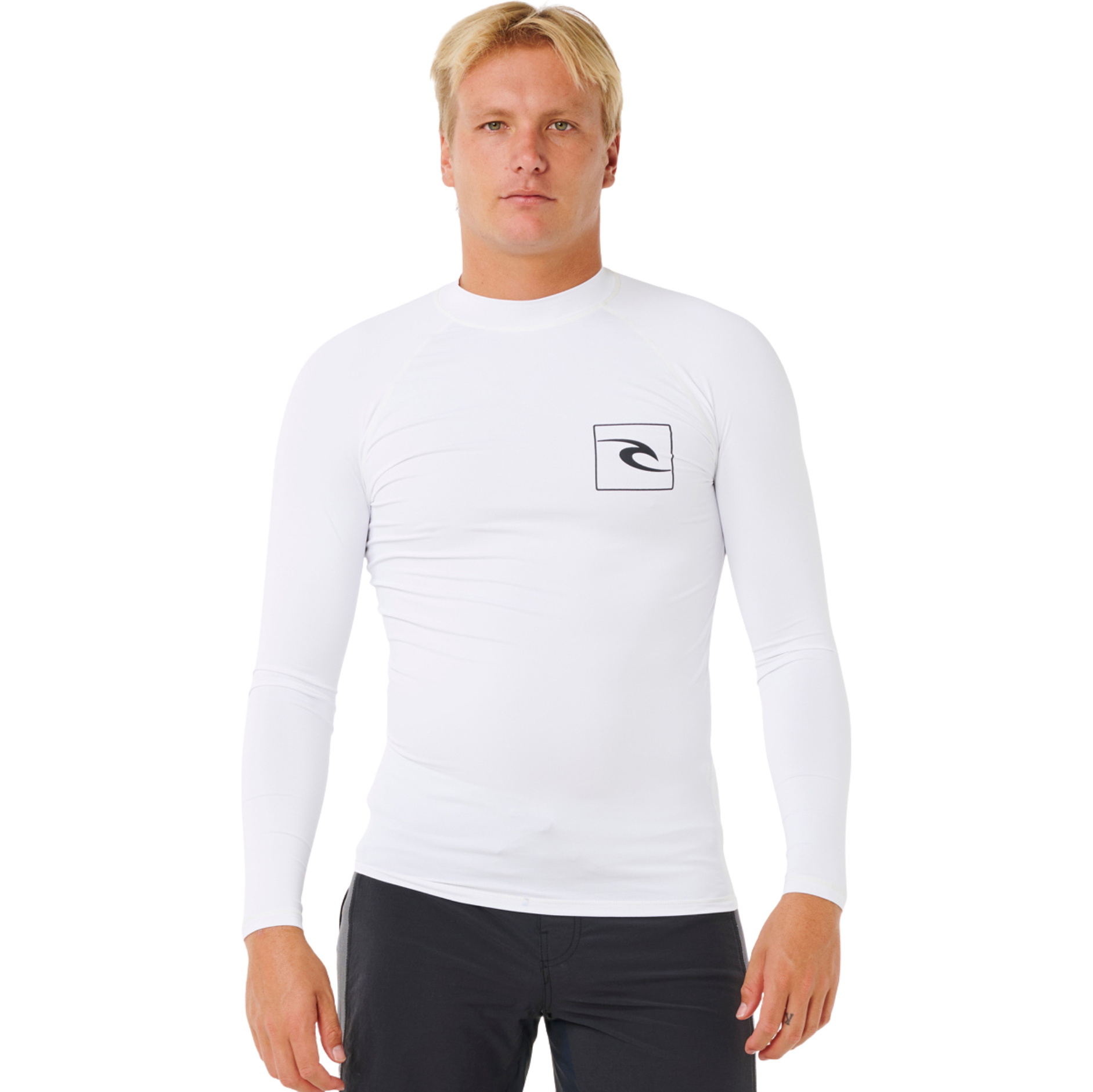 2026 Rip Curl Colete Masculino Streamline UPF De Manga Comprida Em Lycra 171MRV - White